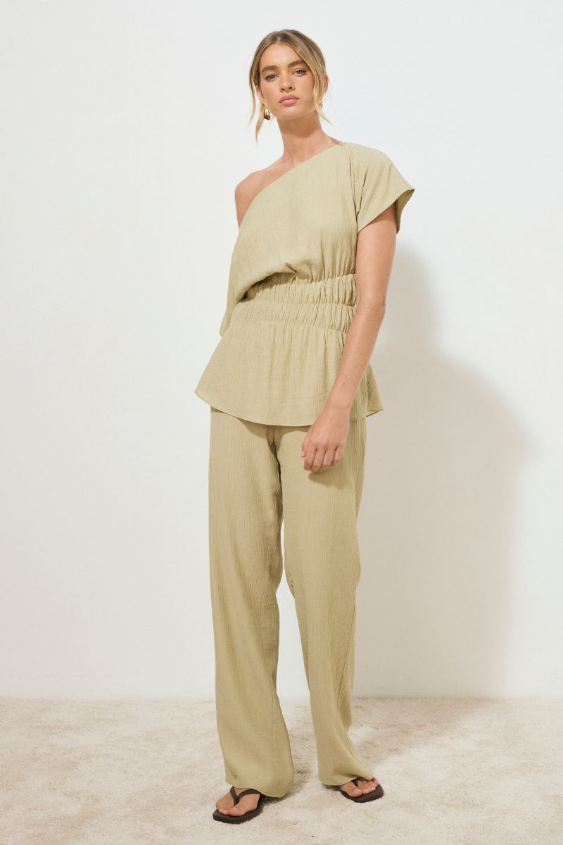 LOTUS TOP OLIVE STONE