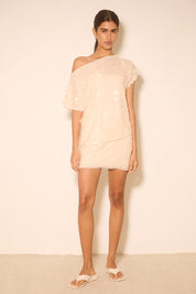 Elixir Sequin Top Cream
