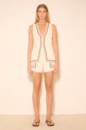 ESPLANADE KNIT SHORT CREAM