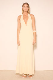 NILE KNIT DRESS BUTTER