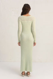 GENESIS KNIT DRESS - SAGE
