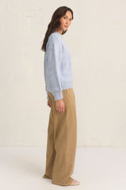 HERITAGE KNIT JUMPER CERULEAN