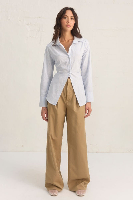 CEDAR SHIRT BLUE STRIPE
