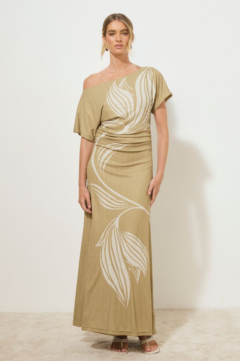 AFFAIR DRESS OLIVE