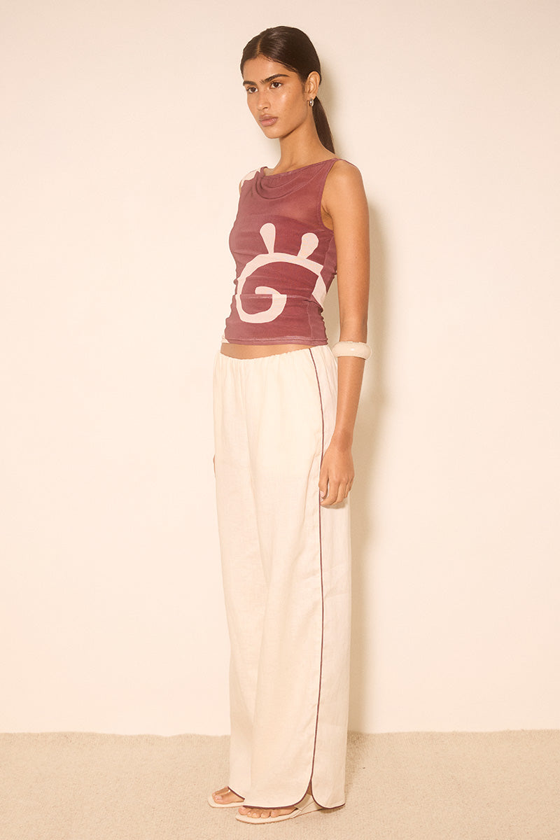 SIERRA TOP PLUM SWIRL