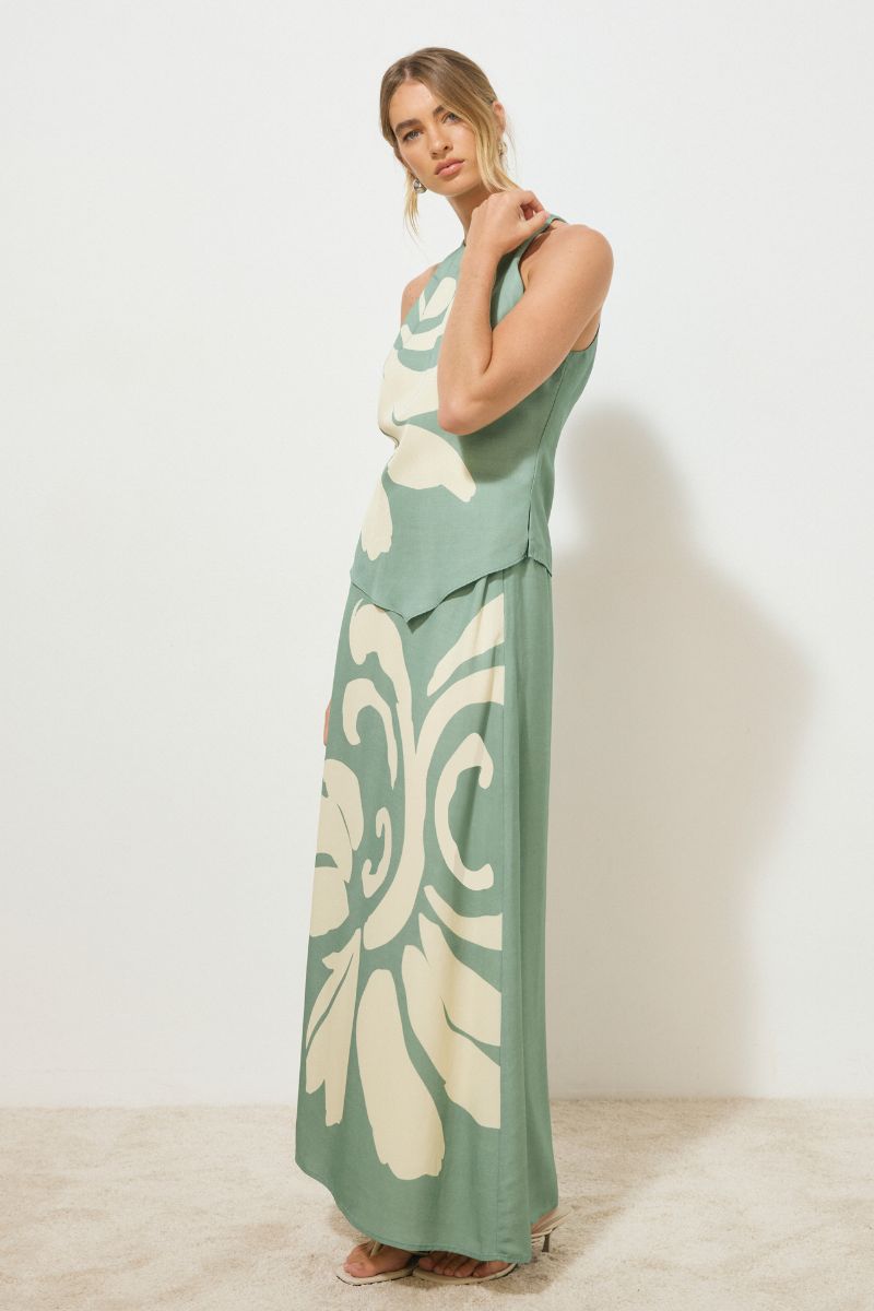 VESTIGE TOP JADE FLORAL