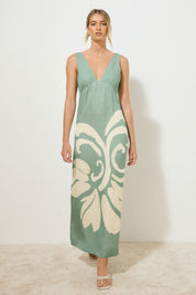 VESTIGE DRESS JADE FLORAL