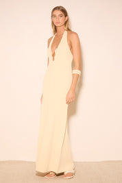 NILE KNIT DRESS BUTTER