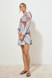 HEIRLOOM FLORAL MINI DRESS HEIRLOOM FLORAL