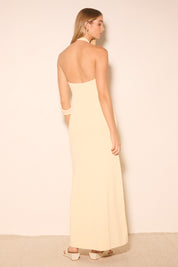 NILE KNIT DRESS BUTTER