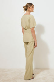 LOTUS TOP OLIVE STONE