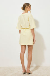 ROSARIO MINI DRESS BUTTER