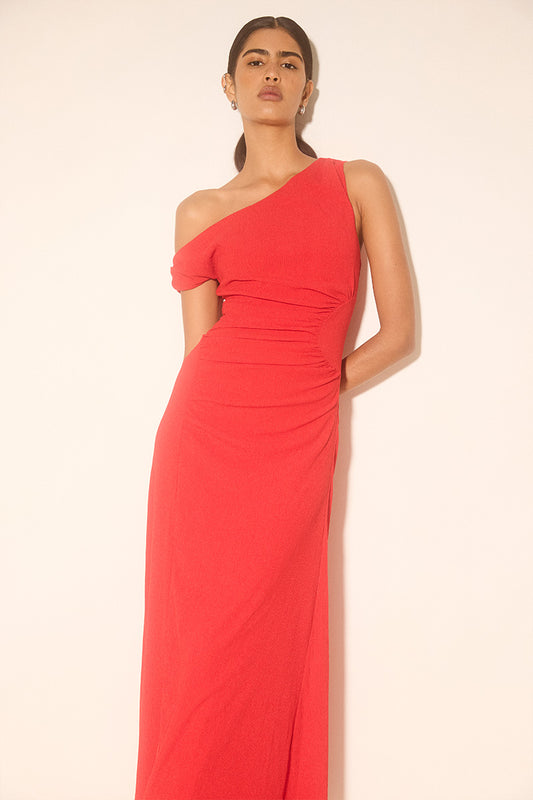 TULA DRESS FIESTA RED