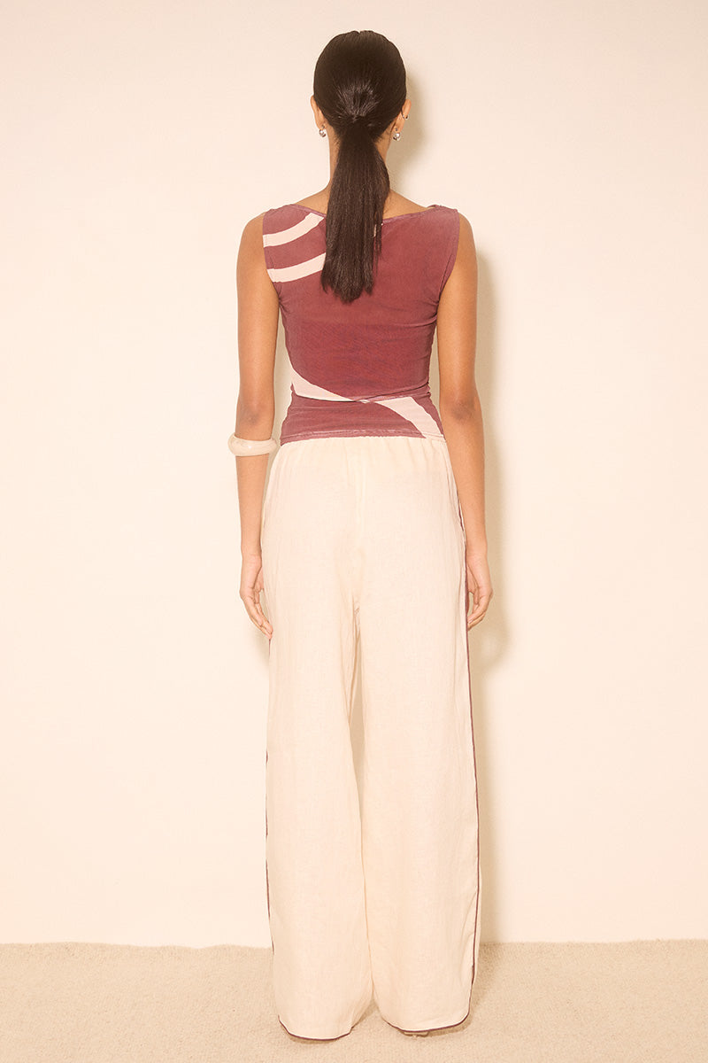 SIERRA TOP PLUM SWIRL