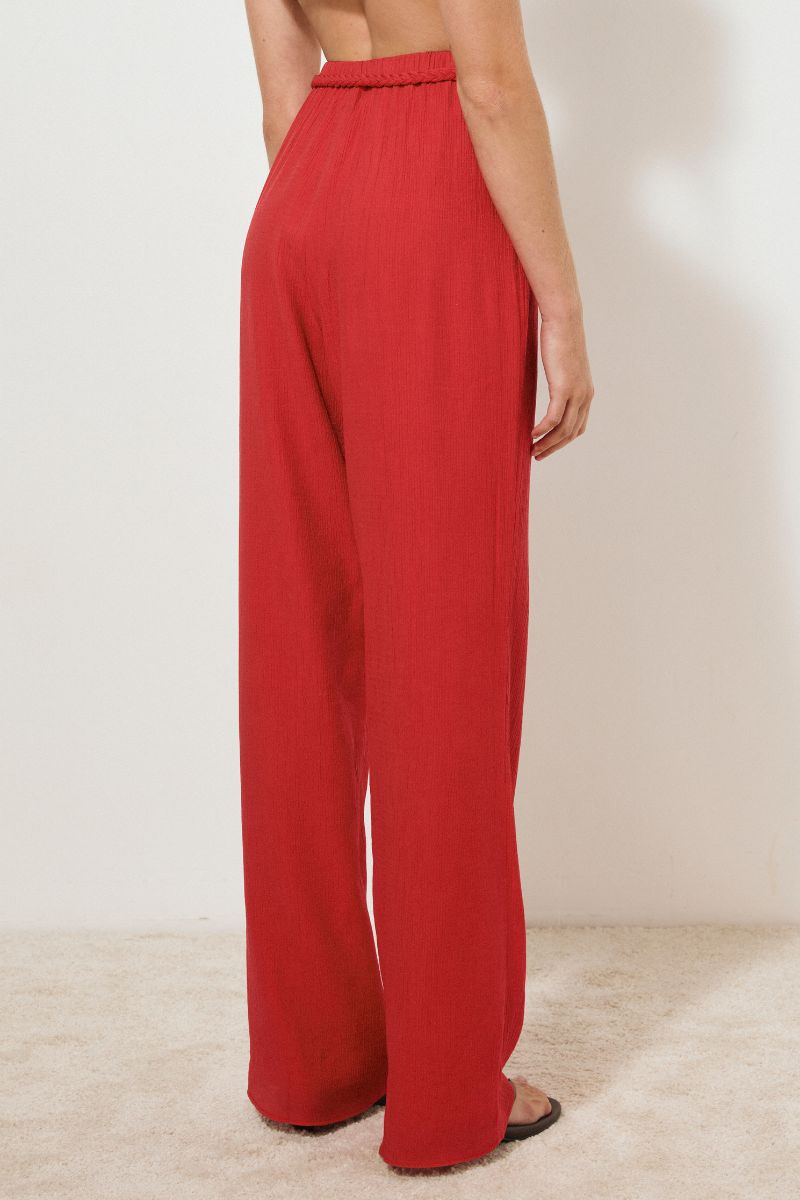 LOTUS PANT ROSE RED