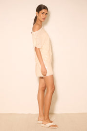 Elixir Sequin Top Cream