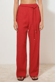 LOTUS PANT ROSE RED