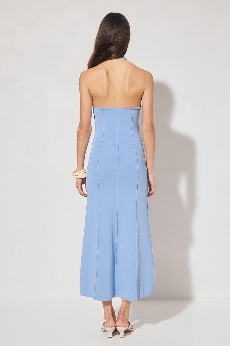 Nile Knit Dress Powder Blue