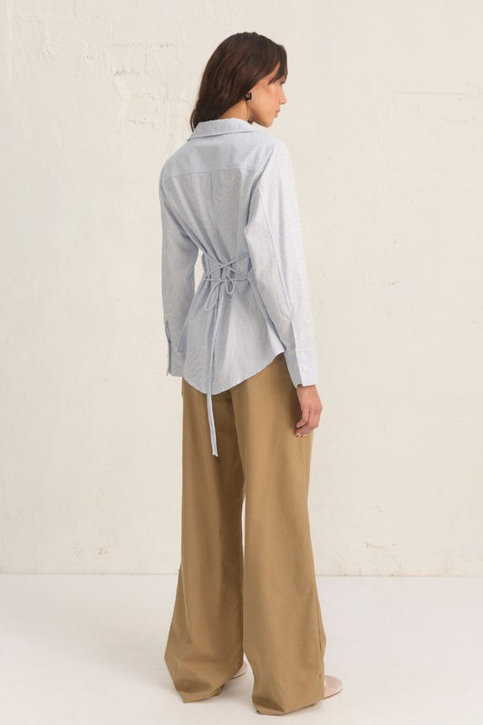 CEDAR SHIRT BLUE STRIPE