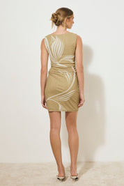 AFFAIR MINI DRESS OLIVE