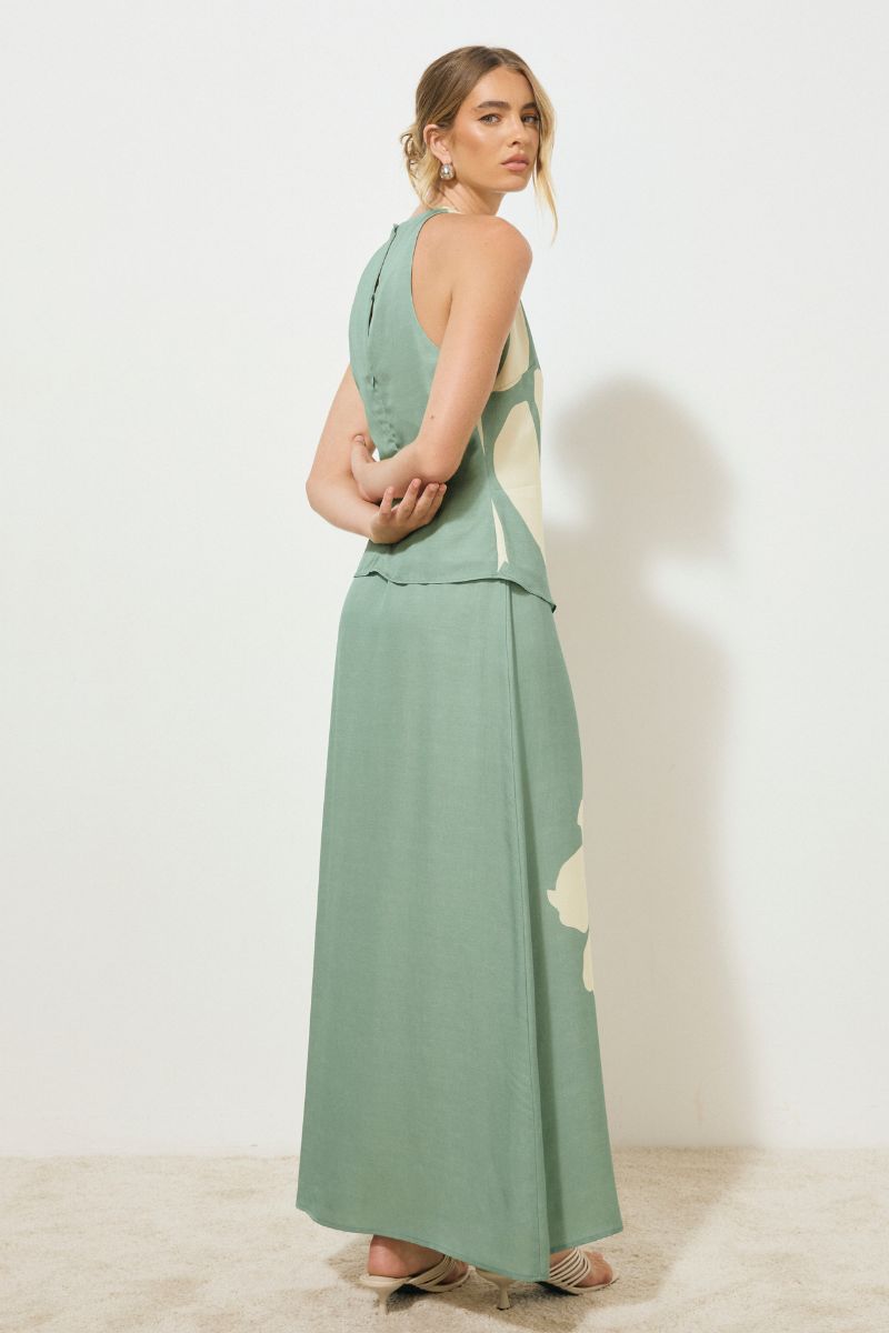 VESTIGE TOP JADE FLORAL