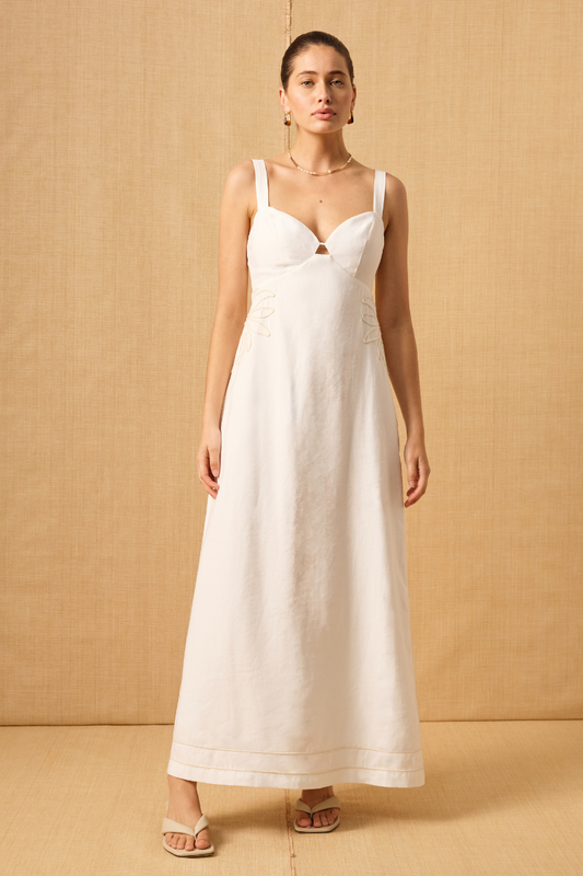SCENIC DRESS - WHITE