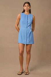 AELIA MINI DRESS - BLUE