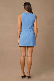 AELIA MINI DRESS - BLUE
