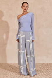 AZUL KNIT TOP - HERON BLUE