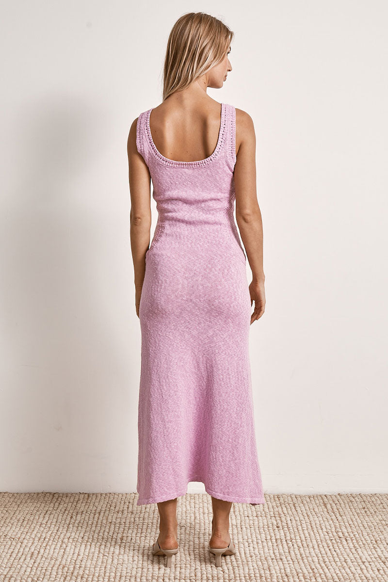 Mon Renn women's Clothing Sydney Dawn Knit Dress Pink