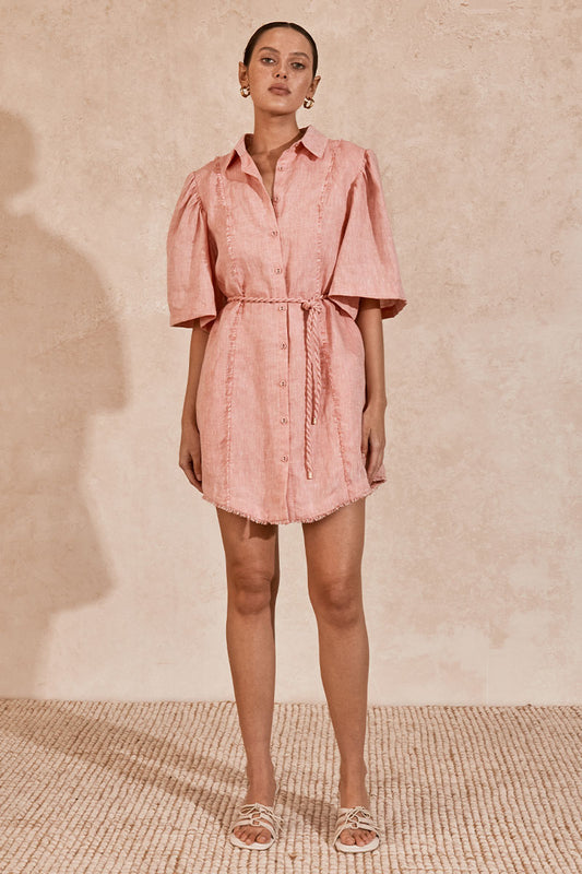 Mon Renn women's Clothing Sydney Kahlo mini dress pink