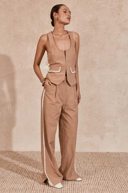 LISLE PANT - BISCUIT
