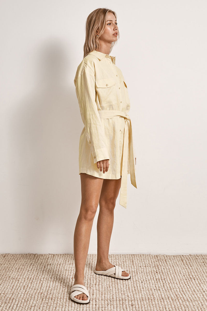 Mon Renn women's Clothing Sydney Solar Long Sleeve Mini Dress