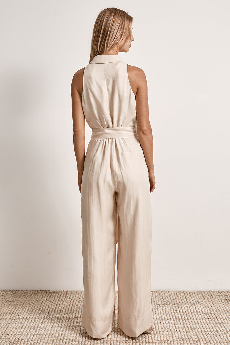 Mon Renn women's Clothing Sydney Sorrento Jumpsuit White