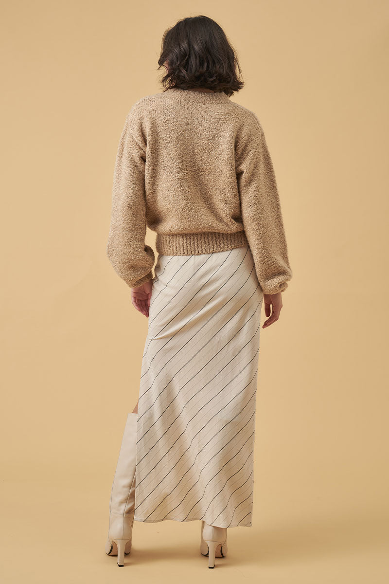 Mon Renn women's Clothing Sydney enlighten knit jumper cream
