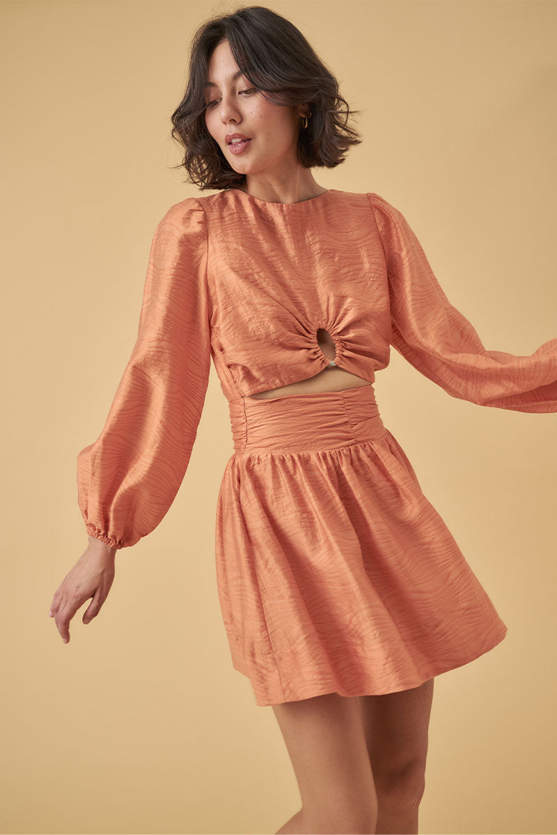 Mon Renn women's Clothing Sydney reign mini dress orange