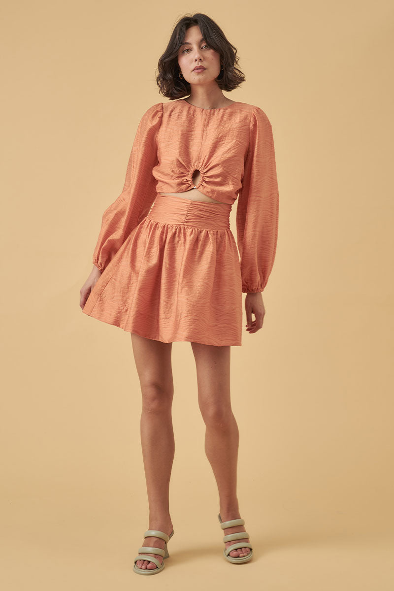 Mon Renn women's Clothing Sydney reign mini dress orange