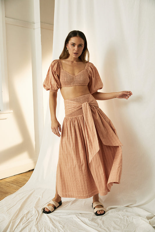 MON RENN SOFIA CROP - BLUSH