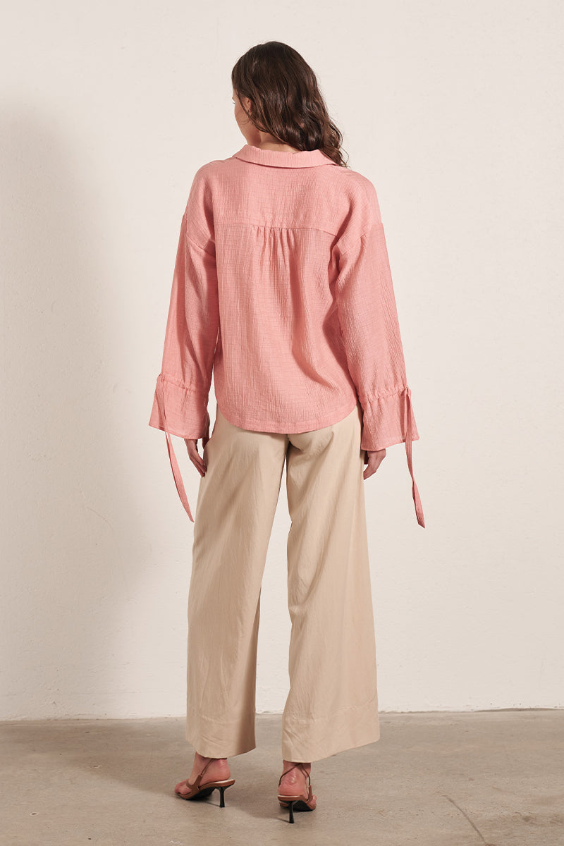 Mon Renn women's Clothing Sydney Carlo Blouse Pink