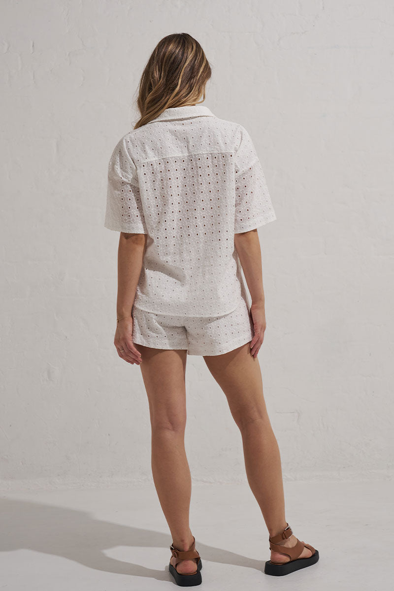 Monrenn Womens Clothing Sydney Radiate Shirt White