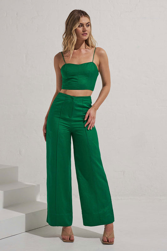 Monrenn Womens Clothing Sydney Willow Pant Green